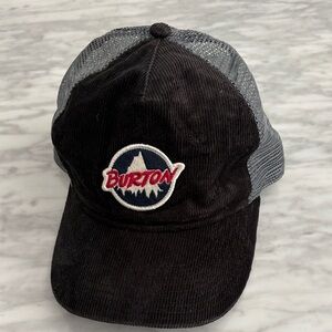 Burton Black and Gray Mesh Cap